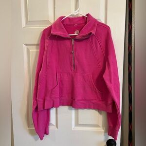 Lululemon Scuba oversized funnel neck half zip